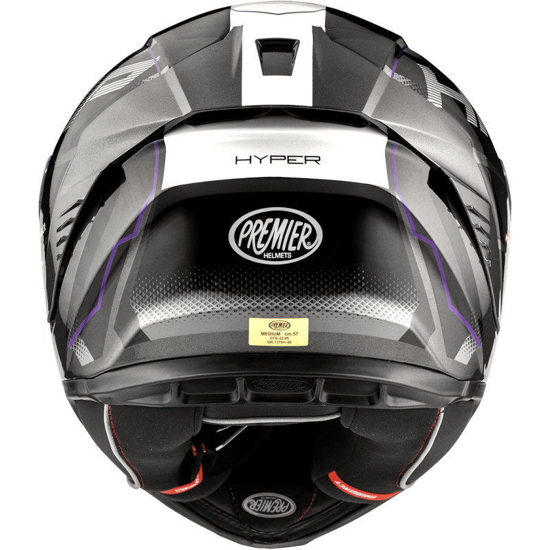 Casco Moto Integrale Premier HYPER HP18 Nero Viola