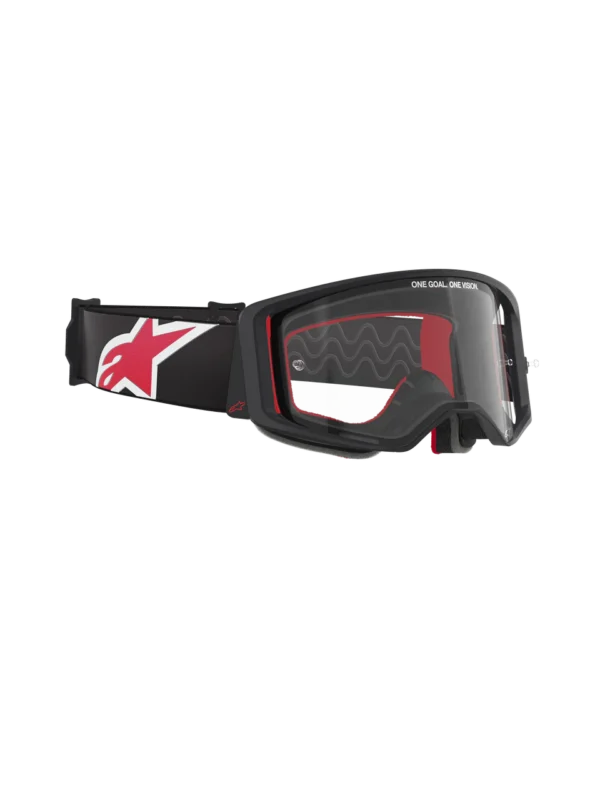 SUPERTECH CORP GOGGLE - BK RED MIR SLVR