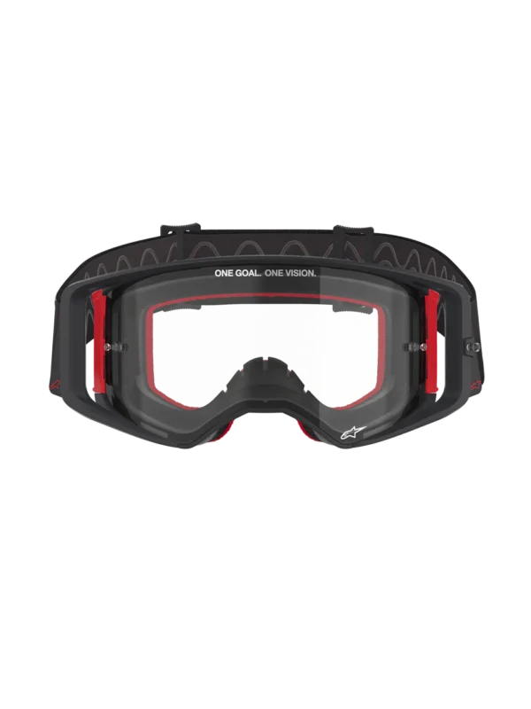 SUPERTECH CORP GOGGLE - BK RED MIR SLVR