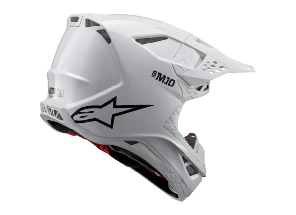 SUPERTECH S-M10 SOLID HELMET ECE 22.06 - WHITE GLOSSY