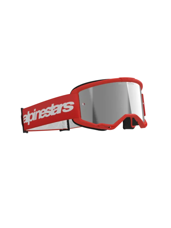 VISION 3 WORDMARK GOGGLE - RED MIRR SILVER