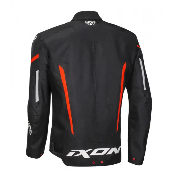 Giacca moto Ixon STRIKER Nero Bianco Rosso