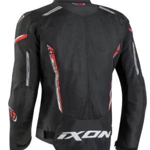Giacca moto estiva Ixon STRIKER AIR WP Nero Rosso Bianco