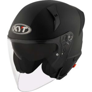 Casco Moto Jet KYT TTR-JET PLAIN Opaco Nero